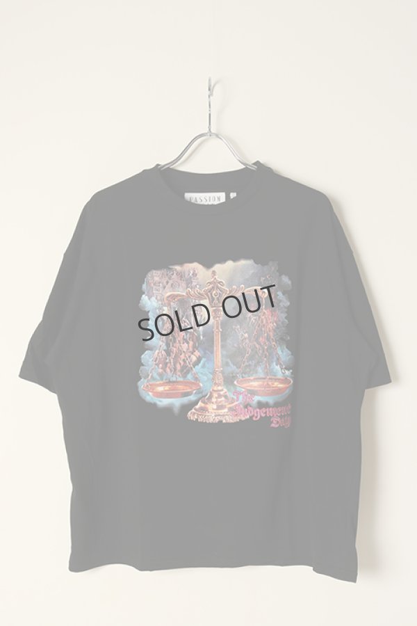 画像1: {SOLD}el conductorH コンダクター COTTON EMBROIDERED T-SHIRT SCALES{-BCS} (1)