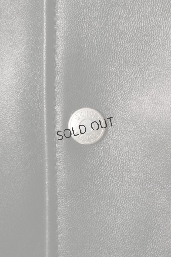 画像3: {SOLD}el conductorH コンダクター x Schott N.Y.C SHEEPSKIN LEATHER COACH JKT{-BCS} (3)
