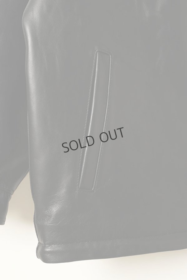 画像6: {SOLD}el conductorH コンダクター x Schott N.Y.C SHEEPSKIN LEATHER COACH JKT{-BCS} (6)