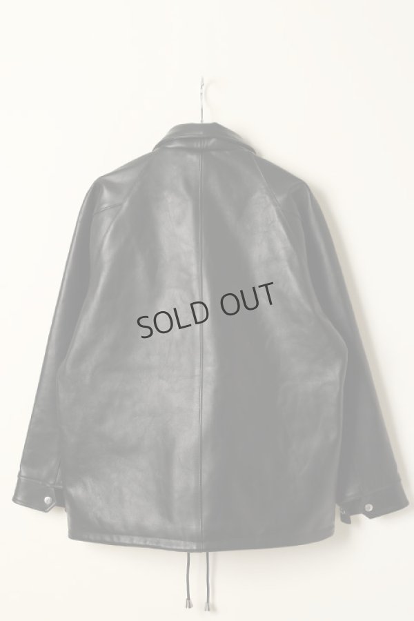 画像8: {SOLD}el conductorH コンダクター x Schott N.Y.C SHEEPSKIN LEATHER COACH JKT{-BCS} (8)