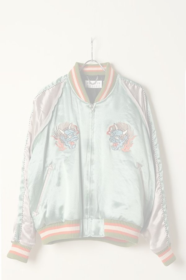 画像1:  {SOLD} el conductorH コンダクター DEMON EMBROIDERED SOURVENIR JKT{-BCS} (1)