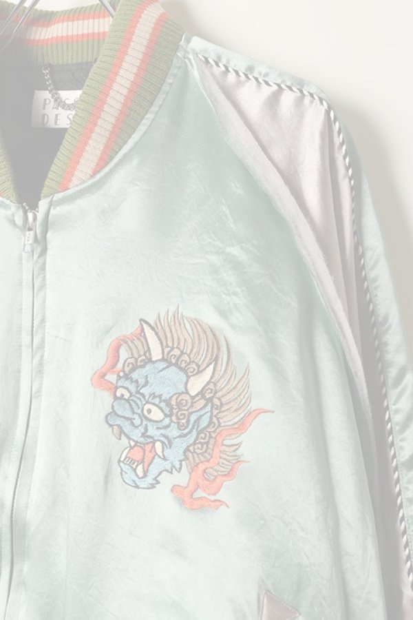 画像3:  {SOLD} el conductorH コンダクター DEMON EMBROIDERED SOURVENIR JKT{-BCS} (3)
