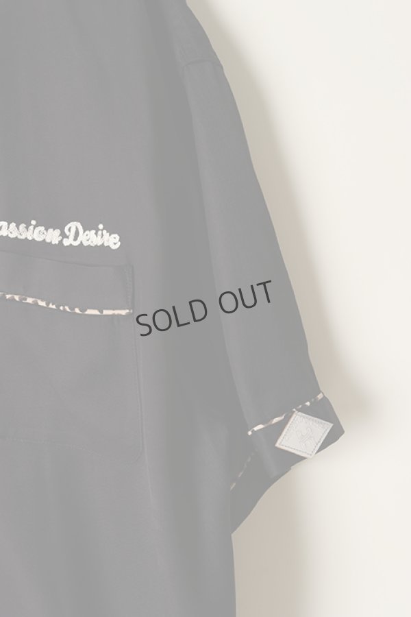 画像4: {SOLD}el conductorH コンダクター RAYON 2TONE BOWLING SHIRT{-BCS} (4)