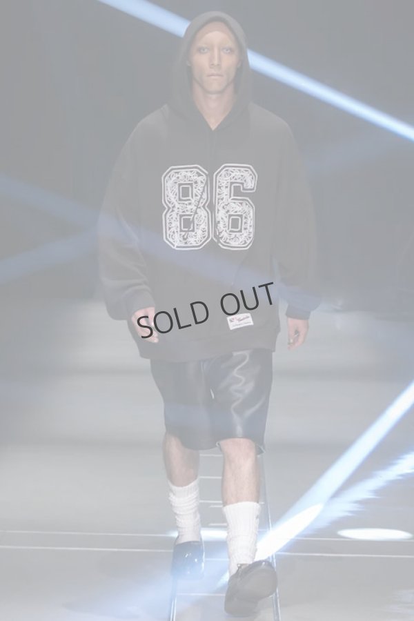 画像6: {SOLD}el conductorH コンダクター CORD EMBROIDERED COTTON HOODED SWEATER TEAM{-BDS} (6)