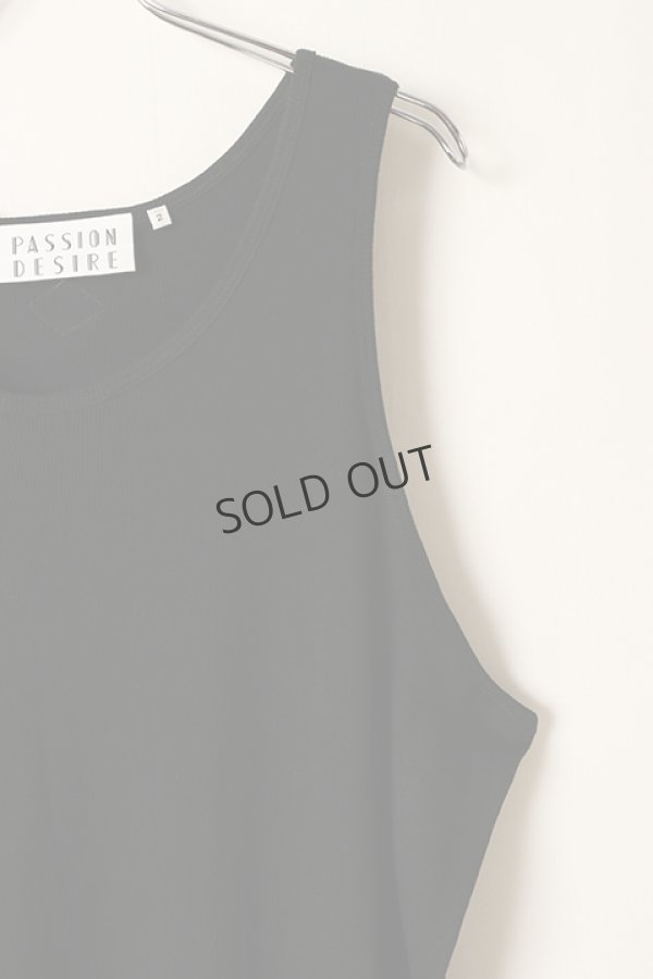 画像2: {SOLD}el conductorH コンダクター TAILSCOTTONTANKTOP{-BDS} (2)