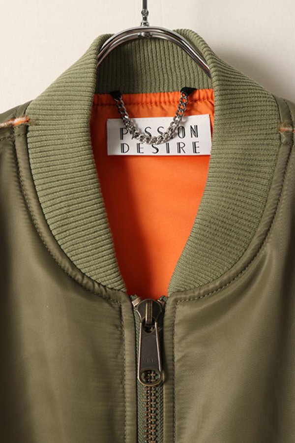 画像2: 【 30%OFF セール87,780円→61,446円】 el conductorH コンダクター INSIDE OUT FLIGHT JKT{-BDS} (2)