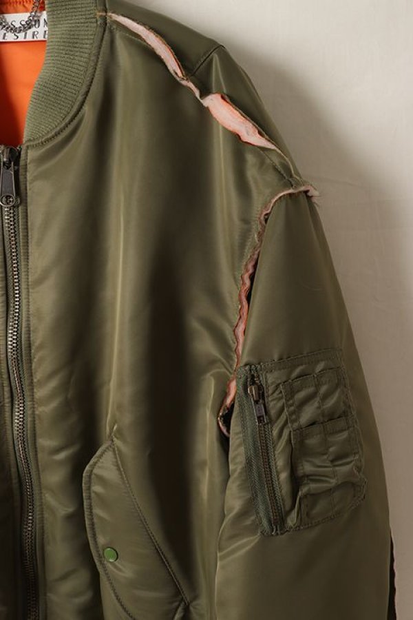 画像3: 【 30%OFF セール87,780円→61,446円】 el conductorH コンダクター INSIDE OUT FLIGHT JKT{-BDS} (3)