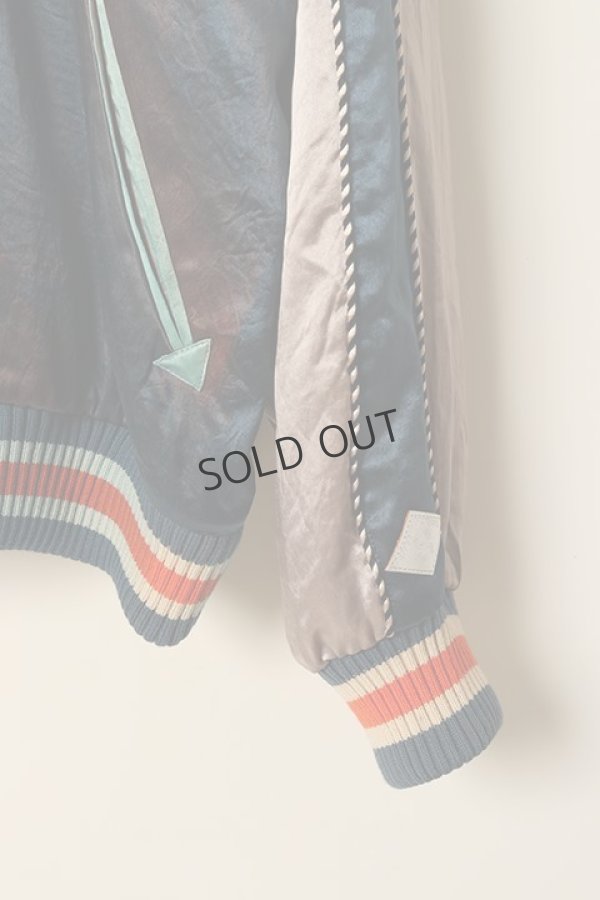 画像4: {SOLD}el conductorH コンダクター UPSIDE DOWN TIGER EMBROIDERED AGED SOURVENIR JKT{-BDS} (4)