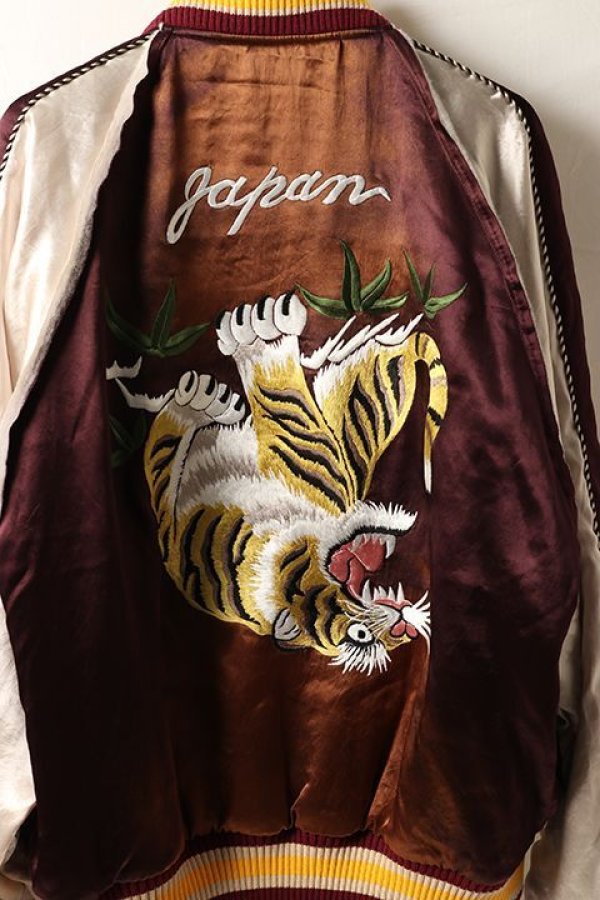 画像5: 【 30%OFF セール116,600円→81,620円】 el conductorH コンダクター UPSIDE DOWN TIGER EMBROIDERED AGED SOURVENIR JKT{-BDS} (5)