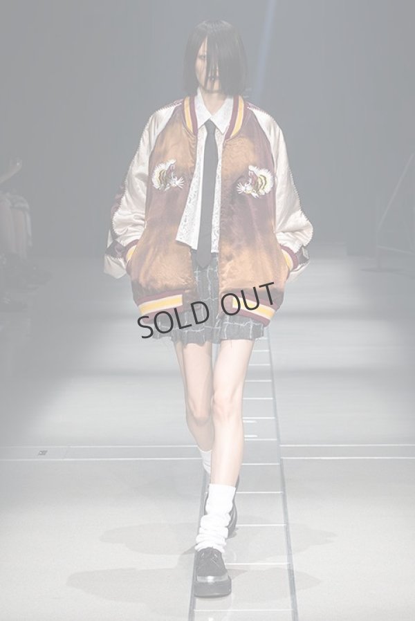 画像8: {SOLD}el conductorH コンダクター UPSIDE DOWN TIGER EMBROIDERED AGED SOURVENIR JKT{-BDS} (8)