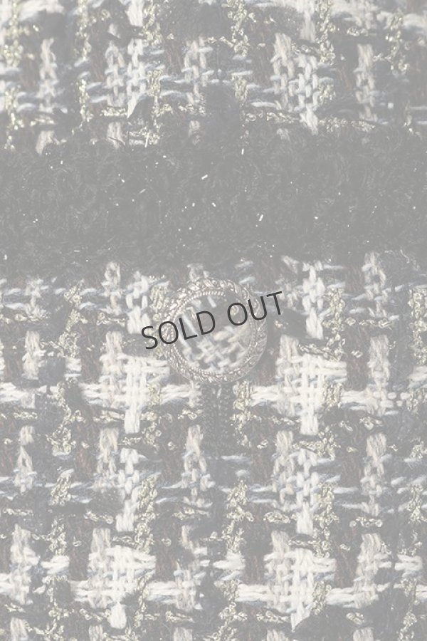 画像4: {SOLD}el conductorH コンダクター MIXED TWEED NO COLLAR BONDAGE JKT{-BDS} (4)