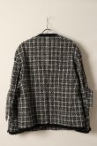 画像5: 【24SS新作】el conductorH コンダクター MIXED TWEED NO COLLAR BONDAGE JKT{-BDS} (5)