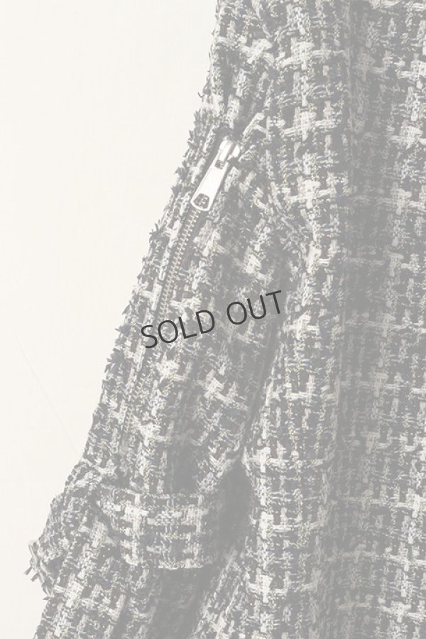 画像7: {SOLD}el conductorH コンダクター MIXED TWEED NO COLLAR BONDAGE JKT{-BDS} (7)