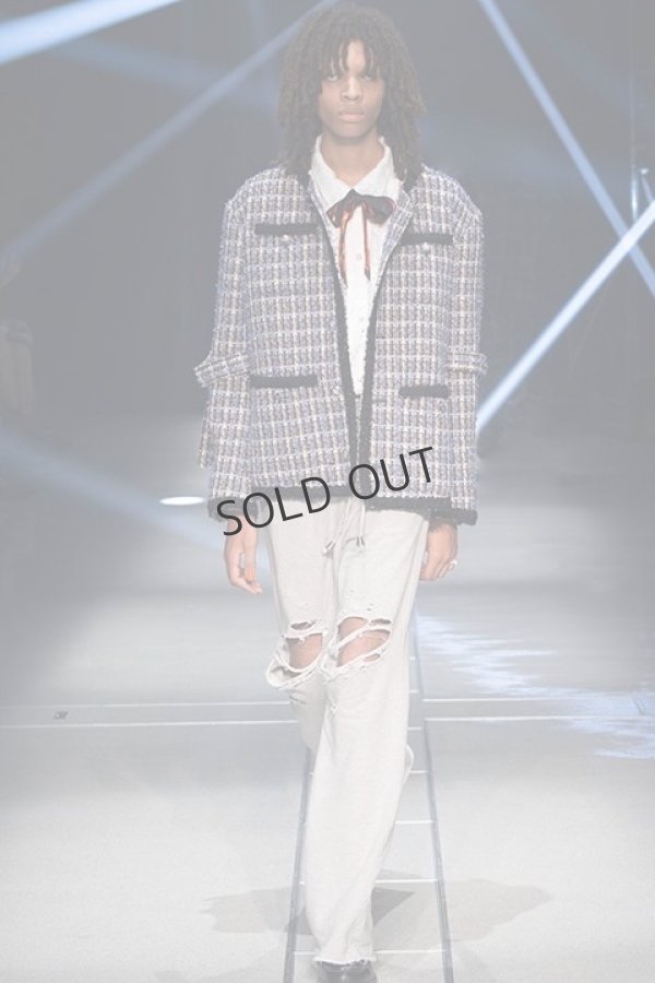 画像7: {SOLD}el conductorH コンダクター DISTRESSED COTTON JERSEY TROUSERS{-BDS} (7)