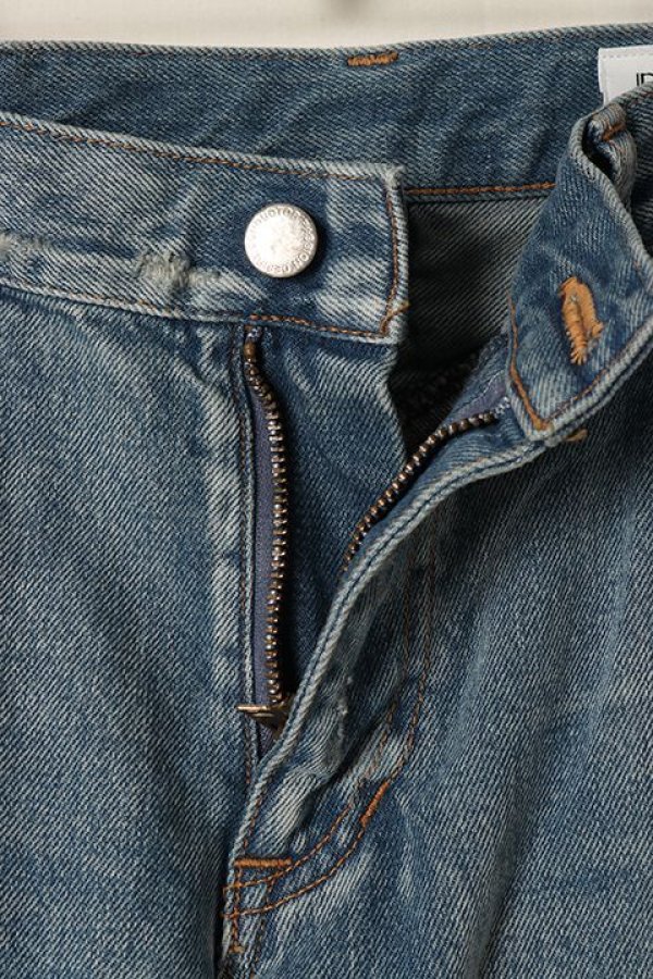 画像3: 【 30%OFF セール86,900円→60,830円】 el conductorH コンダクター HARDCORE DESTROYED FLARE JEAN TROUSERS{-BDS} (3)