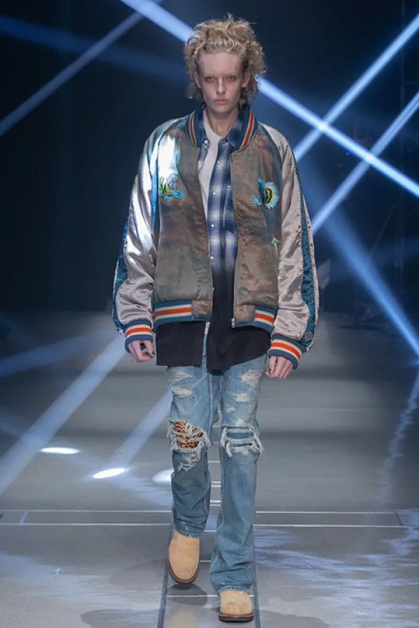 画像7: 【 30%OFF セール86,900円→60,830円】 el conductorH コンダクター HARDCORE DESTROYED FLARE JEAN TROUSERS{-BDS} (7)