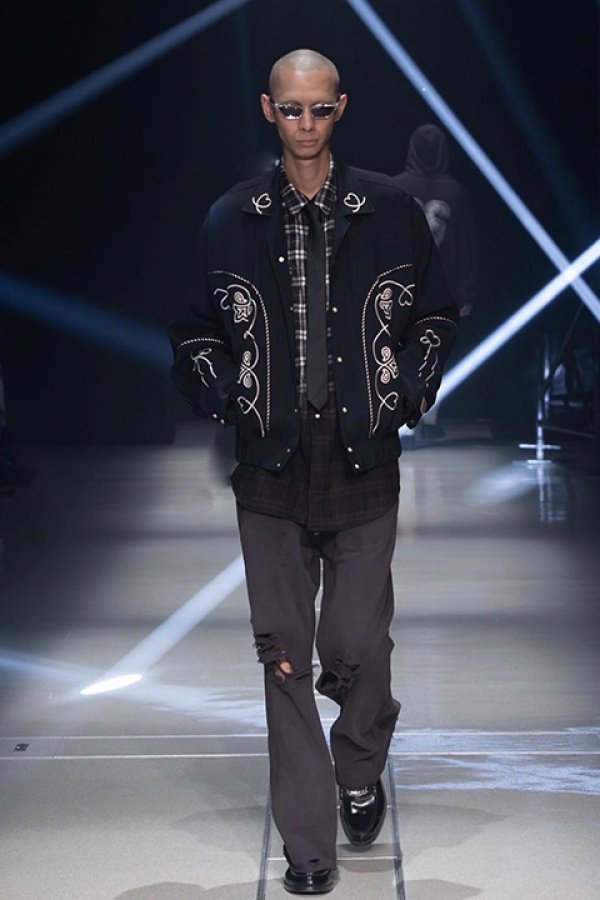 画像7: 【 30%OFF セール53,680円→37,576円】 el conductorH コンダクター HALF DYED CHECK FLANNEL COWBOY SHIRT{-BDS} (7)