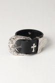 画像1: el conductorH コンダクター CROSS STUDS COWBOY BRACELET{-BEA} (1)