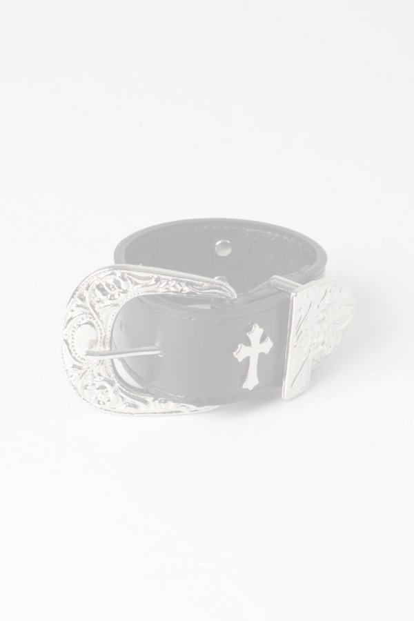 画像1:   el conductorH コンダクター CROSS STUDS COWBOY BRACELET{-BEA} (1)