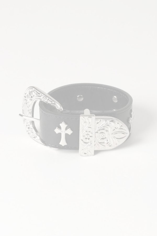 画像2:   el conductorH コンダクター CROSS STUDS COWBOY BRACELET{-BEA} (2)