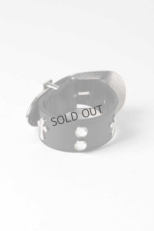 画像3: {SOLD}el conductorH コンダクター CROSS STUDS COWBOY BRACELET{-BEA} (3)