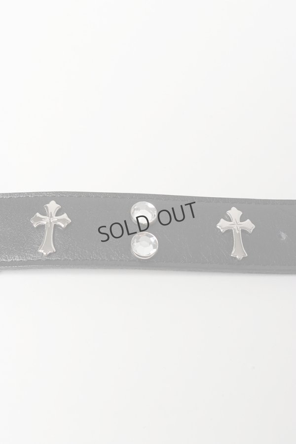 画像8: {SOLD}el conductorH コンダクター CROSS STUDS COWBOY BRACELET{-BEA} (8)