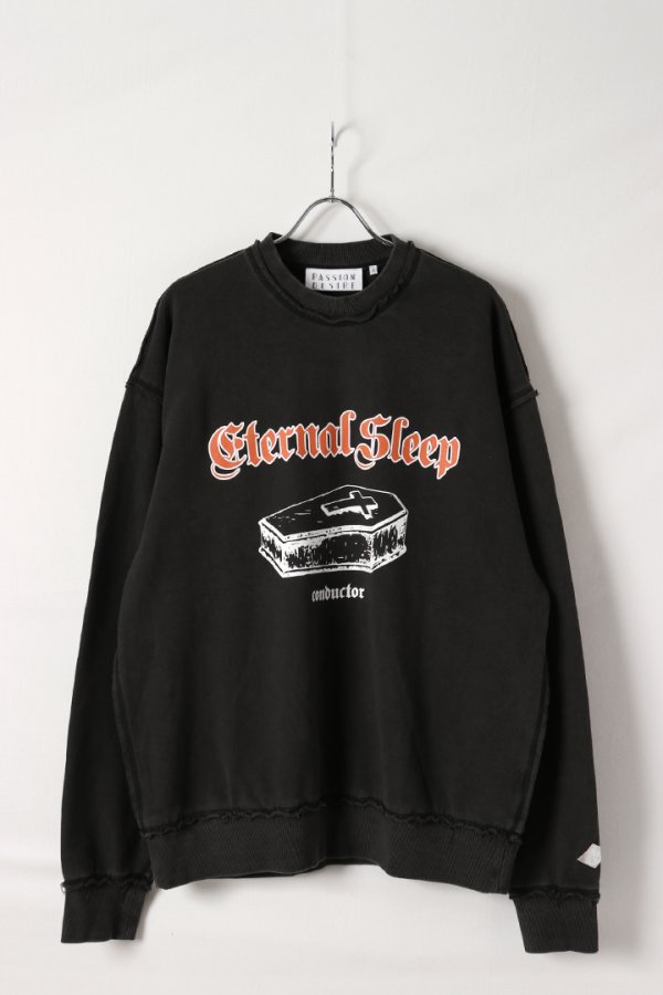 画像1: el conductorH コンダクター 7DAYS HOMEWEAR ETERNAL SLEEP CREW NECK SWEATER{-BEA} (1)