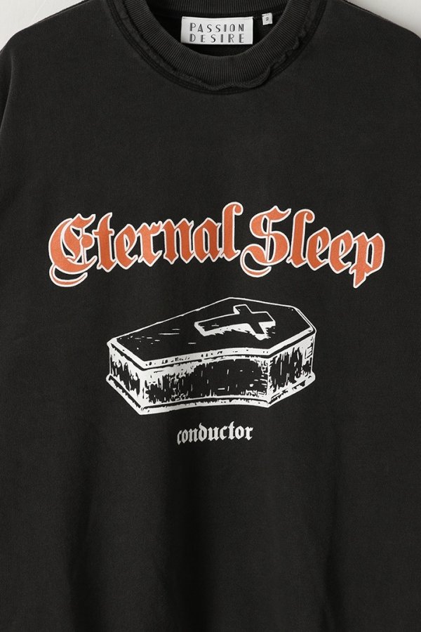 画像3: el conductorH コンダクター 7DAYS HOMEWEAR ETERNAL SLEEP CREW NECK SWEATER{-BEA} (3)