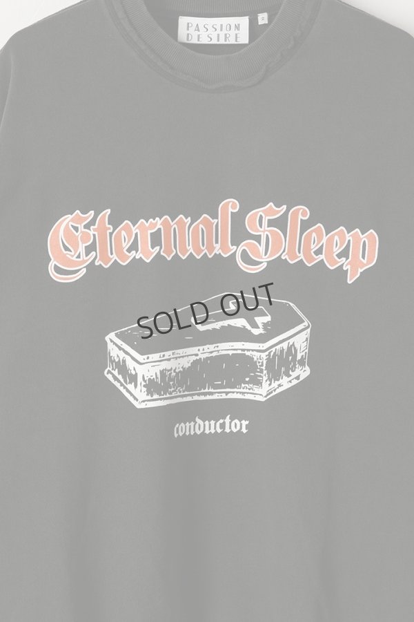 画像3: el conductorH コンダクター 7DAYS HOMEWEAR ETERNAL SLEEP CREW NECK SWEATER{-BEA} (3)