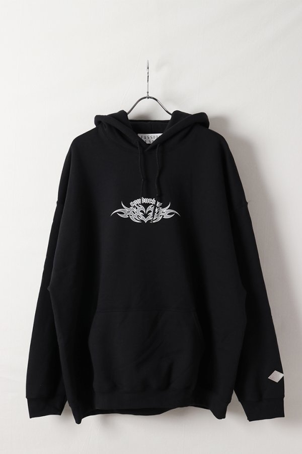 画像1: el conductorH コンダクター HEART TRIBAL PRINT SOUVENIR HOODIE{-BEA} (1)