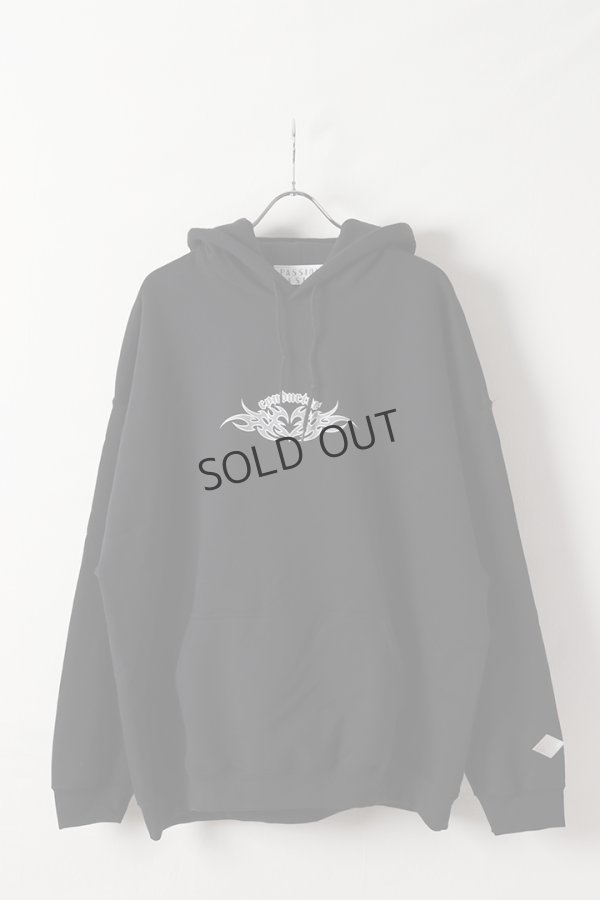 画像1: {SOLD}el conductorH コンダクター HEART TRIBAL PRINT SOUVENIR HOODIE{-BEA} (1)