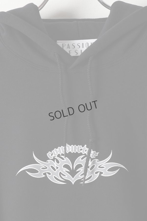 画像2: {SOLD}el conductorH コンダクター HEART TRIBAL PRINT SOUVENIR HOODIE{-BEA} (2)