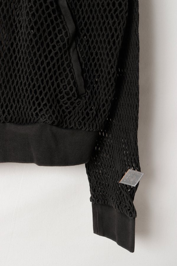 画像4: el conductorH コンダクター COTTON MESH FULL ZIPHOODIE{-BFA} (4)