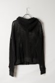 画像5: el conductorH コンダクター COTTON MESH FULL ZIPHOODIE{-BFA} (5)