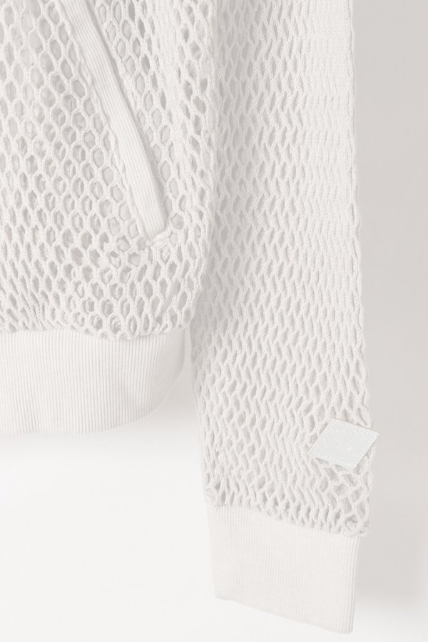 画像3:  {SOLD} el conductorH コンダクター COTTON MESH FULL ZIPHOODIE{-BFA} (3)
