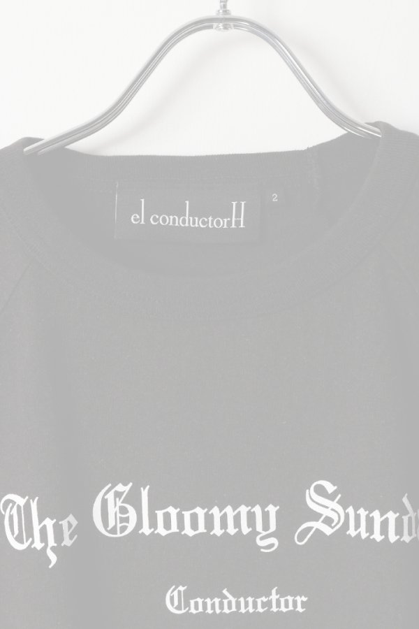 画像2:  {SOLD} el conductorH コンダクター RAGLAN SLEEVE T-SHIRT 'CHURCH{-BFA} (2)