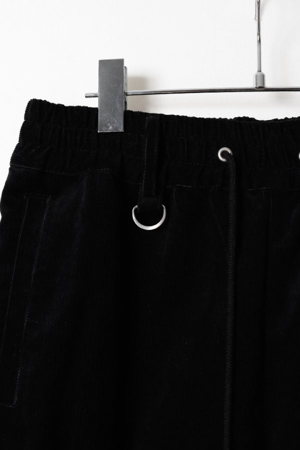 画像2: el conductorH コンダクター COTTON CORDUROY BONDAGE EASY TROUSERS{-BFA} (2)