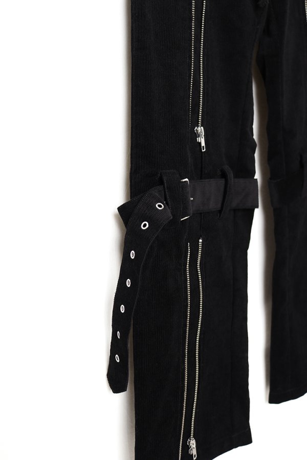 画像5: el conductorH コンダクター COTTON CORDUROY BONDAGE EASY TROUSERS{-BFA} (5)