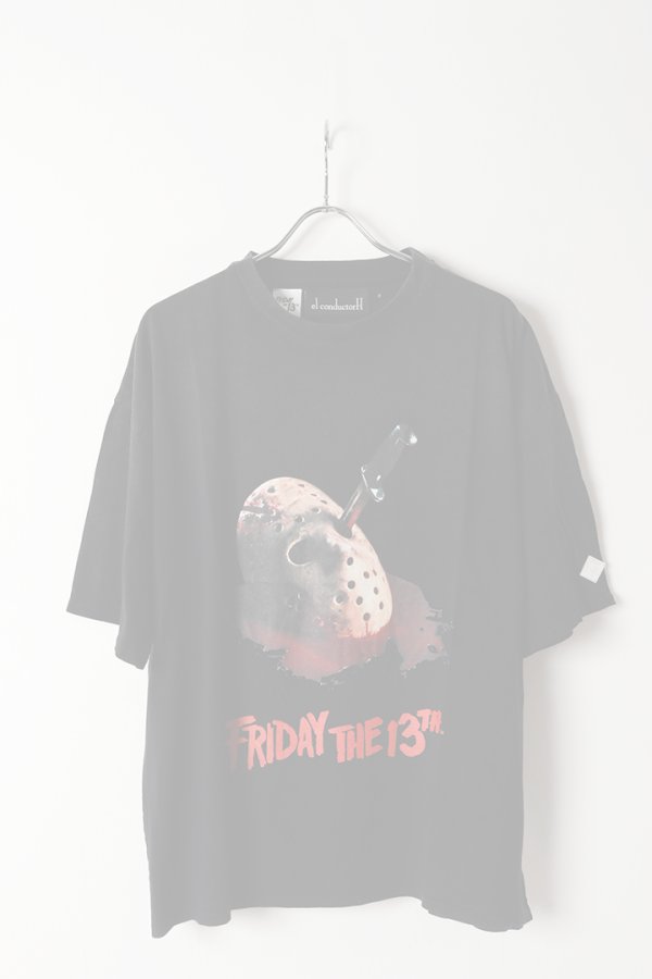 画像1:  {SOLD} x FRIDAY THE 13TH VINTAGE EFFECT T-SHIRT 01{-BFS} (1)