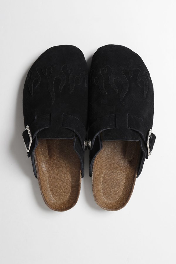 画像7: el conductorH コンダクター FLAME PATTERN SABO SANDALS{-BFS} (7)