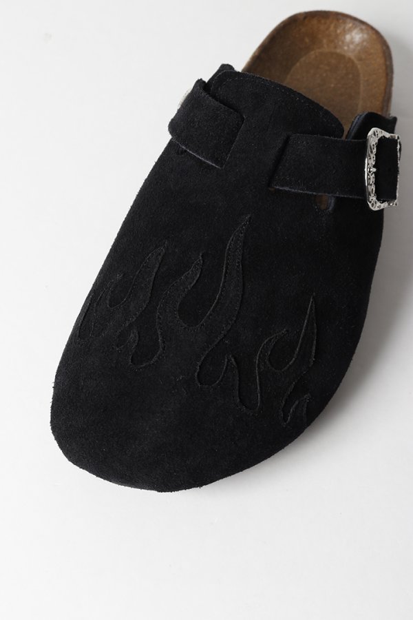 画像9: el conductorH コンダクター FLAME PATTERN SABO SANDALS{-BFS} (9)