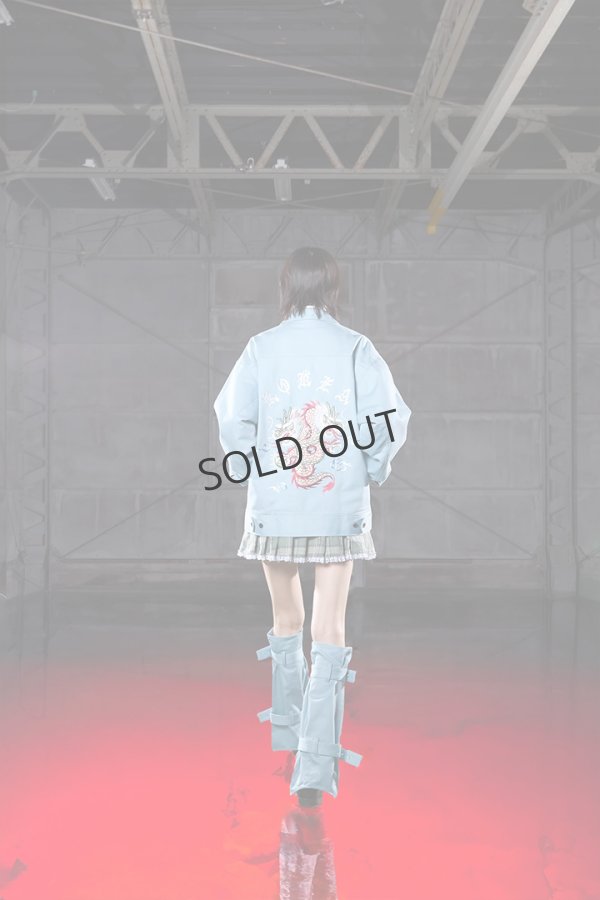 画像2:   DRAGON EMBROIDERED KOREAN SOUVENIR JKT{-BFS} (2)