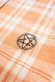 画像3: COTTON FLANNEL CHECK BLEACH SHIRT{-BFS} (3)