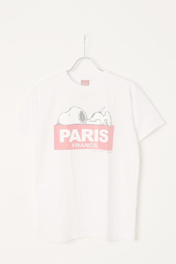 画像1:   PEANUTS ピーナッツ スヌーピー ショートスリーブTシャツ{-BDS} (1)