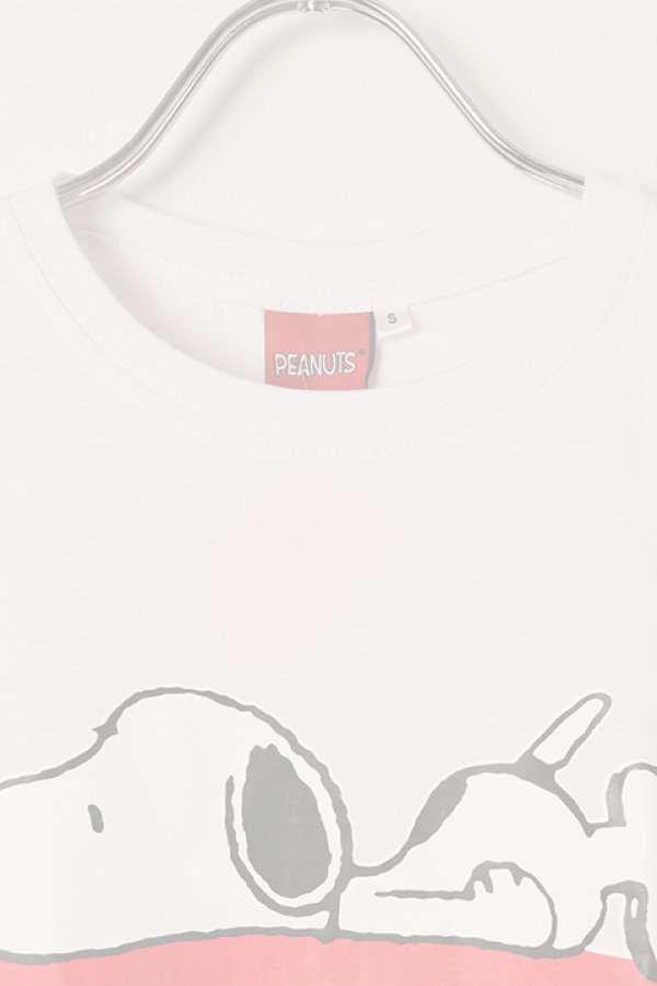 画像2:   PEANUTS ピーナッツ スヌーピー ショートスリーブTシャツ{-BDS} (2)