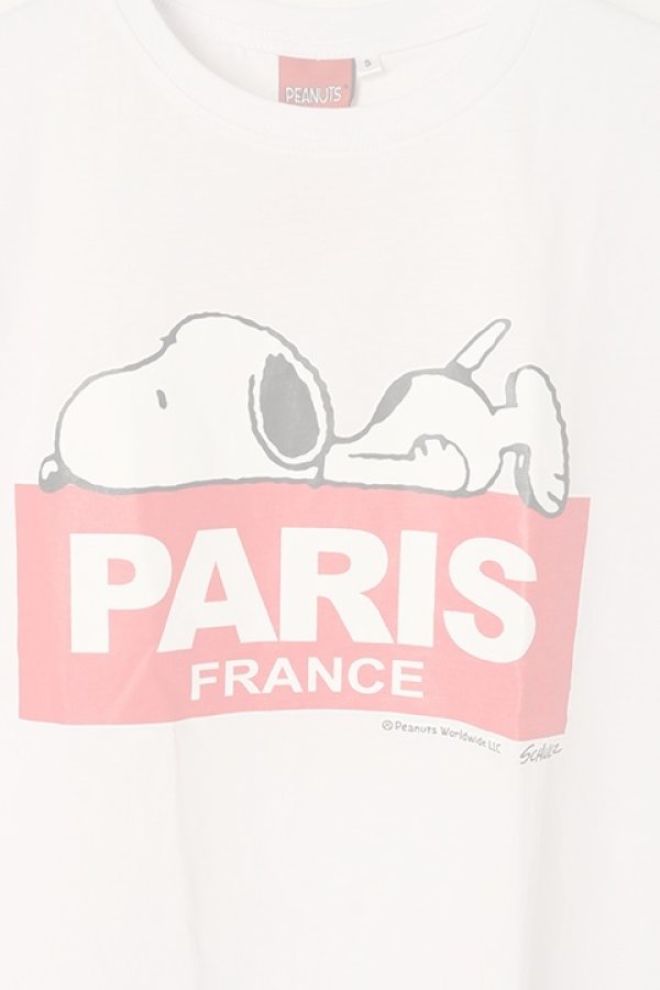 画像3:   PEANUTS ピーナッツ スヌーピー ショートスリーブTシャツ{-BDS} (3)