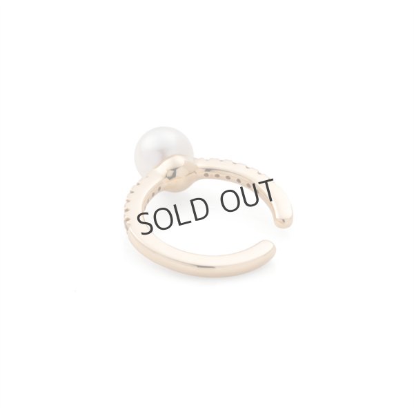 画像3: {SOLD}Hirotaka ヒロタカ Akoya Pearl Diamond Ear Cuff{-BAS} (3)