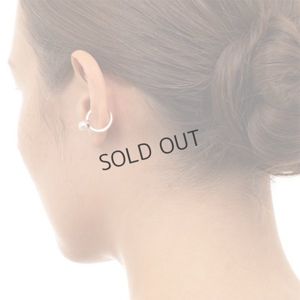 画像5: {SOLD}Hirotaka ヒロタカ Akoya Pearl Diamond Ear Cuff{-BAS} (5)