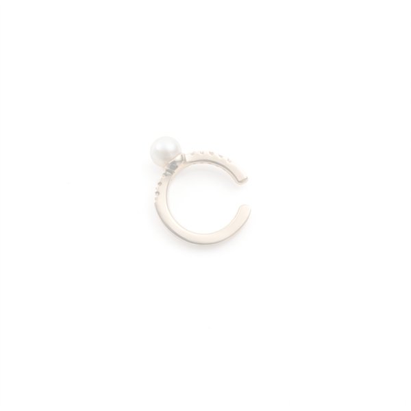 画像2:   Hirotaka ヒロタカ Akoya Pearl Diamond Ear Cuff{-BAS} (2)