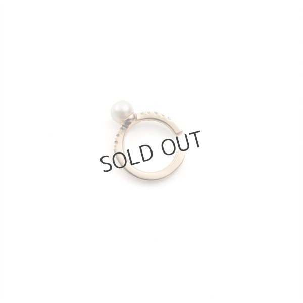 画像2: {SOLD}Hirotaka ヒロタカ Akoya Pearl Diamond Ear Cuff{-BAS} (2)